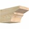 Ekena Millwork Monterey Rough Sawn Rafter Tail, Douglas Fir, 6"W x 6"H x 12"L RFT06X06X12MON00RDF - alternate 1